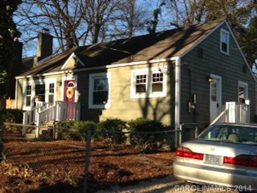 Adorable well kept home in NoDa. Hardwood floors, and original charm. Bright sun-filled kitchen and finished upper level for an office, den, or additional sleeping area. Fenced in back yard. Off street parking. Perfect for the buyer who wants to fix up and live in a house in NoDa! This house needs work but could be perfect for the right buyer.