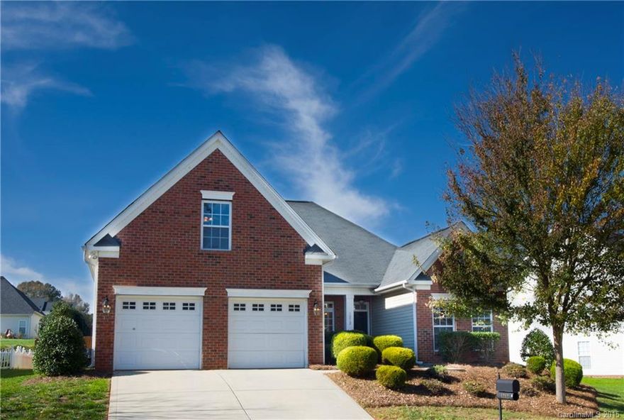 Holiday gifts come early this year! Home is MUCH larger than it looks! Stunning ranch with massive bonus/bdrm over garage, overly large master bedroom with enormous tray ceiling, gourmet kitchen with center island. Sparkling in-ground pool with surrounding deck provides the perfect summer entertaining spot!  Stunning wood floors and columns in dining room,  stately great room with vaulted ceiling, fireplace and exceptional pool view. Carpet 2 yrs new, painted 1 yr ago, 3 zones, attic fan. Hurry!