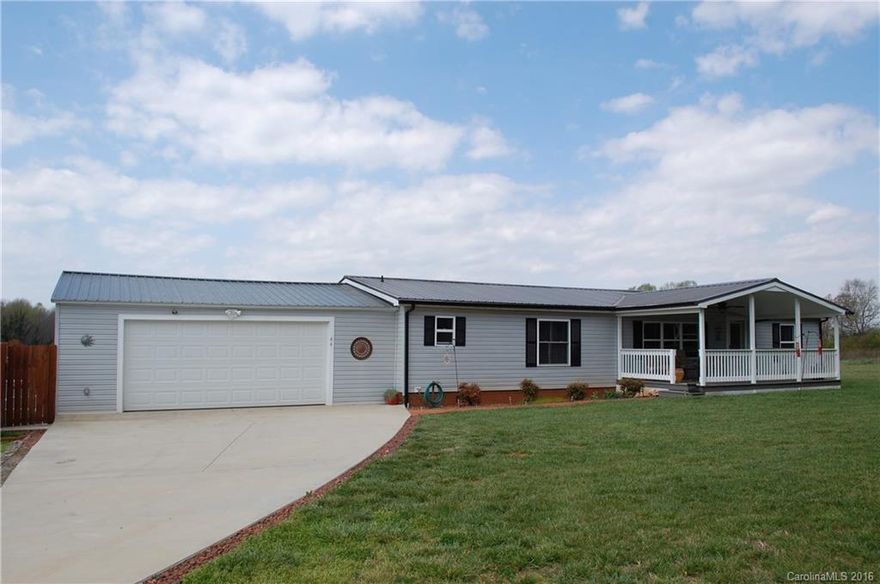 This home is your own private oasis with an in ground salt water pool and long range country views from your back deck. All situated on almost a full acre with privacy fencing. Oversized garage fits 3 cars. Both bathrooms have been upgraded and have walk in showers finished with imported tile. Master bathroom has a jetted tub and dual vanities. Spacious kitchen with walk in pantry. New roof, siding, HVAC, windows, fixtures since 2012. See Agent Notes for complete list of upgrades.