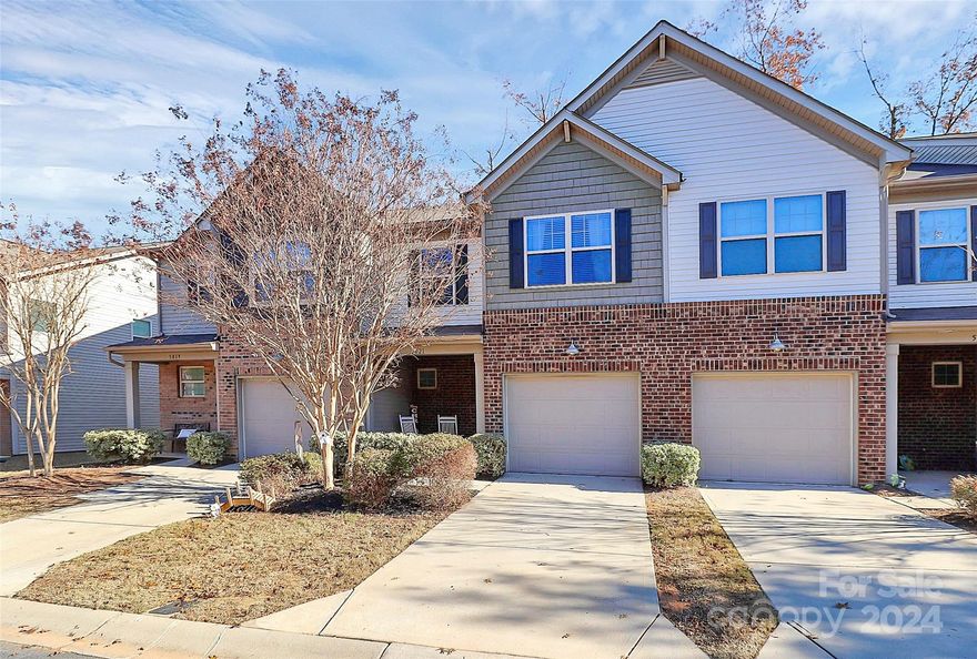Beautiful Townhome UPDATED & Ready for you in THE GROVE! Surrounded by Shopping & Restaurant's, this is the Perfect place to call home! Walk onto BRAND NEW Designer LVP Flooring throughout the main living area. Kitchen is AWESOME w/42" Cabinets, Granite Counter-tops, HUGE Corner Pantry, GAS Stove, SS Appls, Breakfast Bar Seating. OPEN Floorplan is perfect for entertaining the Entire Family! Dining area is big enough to sit 6-8 people comfortably.  HUGE Great Room w/Gas Fireplace! UP: Brand NEW Carpet has been installed just for you! All Bedrooms are upstairs. 2 Guest Bedrooms w/Ceiling Fans & Standard Closets. Guest bathroom is nice with tub/shower combo.  Primary Bedroom is HUGE with Fan & OVER-SIZED Walk-in closet is perfect for all your items. Luxury Primary Bath w/Dual Vanity, Garden Tub & Custom Tile walk-in shower. Outdoors is perfect w/ Covered Porches at the Front Entry & Rear Screen Porch. This townhome backs up to private Trees. HOA covers: Amenities & Exterior Landscaping.