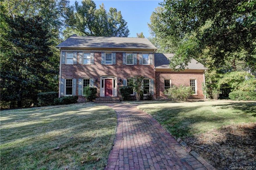 Not often is there a home for sale in this very private community in the heart of Ballantyne … central location close to shopping, entertainment, and restaurants – Ardrey Kell HS district! Bay window in breakfast area/kitchen with built-in benches; custom-built bookshelves in living room. Expanded deck overlooks private wooded backyard.  Some TLC needed (paint, carpet) – price reflects seller concession. Professionally cleaned. BANKRUPTCY ESTATE; acceptable offer can usually close in 60 days.
