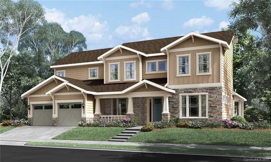 The Harmony plan is a 5 bed/ 4.5 bath owners up, with a delightful Craftsman exterior. 10ft ceilings on the 1st floor w/ an oversized 2 car garage, an extended outdoor living area. As you enter this open floor plan, you will find a formal dining area with tray ceilings & a study/office. The spacious great room includes a fireplace & opens to the casual dining room and kitchen. The kitchen includes quartz counters, with beautiful cabinetry and a large island. Guest room on main level.