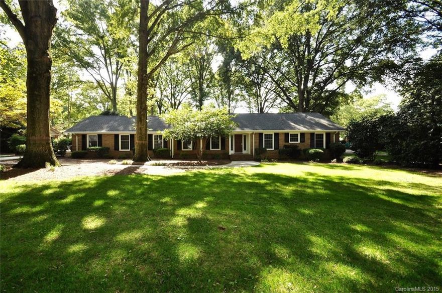 Classic all brick ranch home situated on a professionally landscaped lot. This original owner home features new windows in 2008, new HVAC system in 2014, architectural roof installed in 2010, hardwoods throughout, security system, complete irrigation system, wonderful screened porch and many other outstanding features. Home warranty provided. $8,000 wallpaper allowance with an acceptable offer.