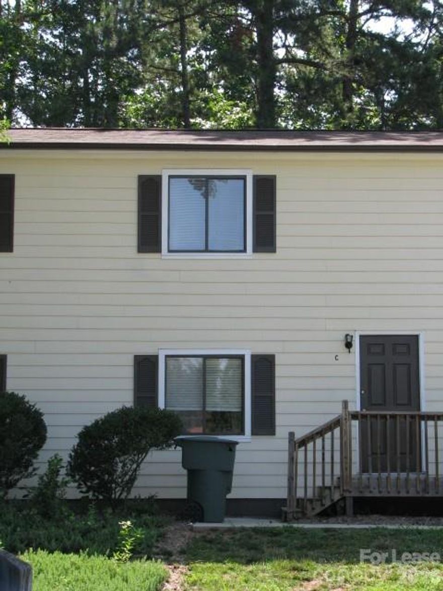 Don't miss out on this cozy 2 bedroom 1 bath, two-story townhome with a back patio near downtown Mooresville and close to Bellingham Park. New nice neutral interior paint. Washer and dryer connections. Water, sewer, trash and lawn care included in rent!
Mandatory Resident Benefits Package is an additional $25/mo. and offers many great benefits (air filter delivery service, 24/7 maintenance, maintenance reimbursement for unintended charges/lock outs, credit building, rewards program, and more!)  
Automatic enrollment in Tenant Liability Waiver Program ($16/mo) unless opt-out by providing compliant Renter's Insurance Policy prior to move-in date.