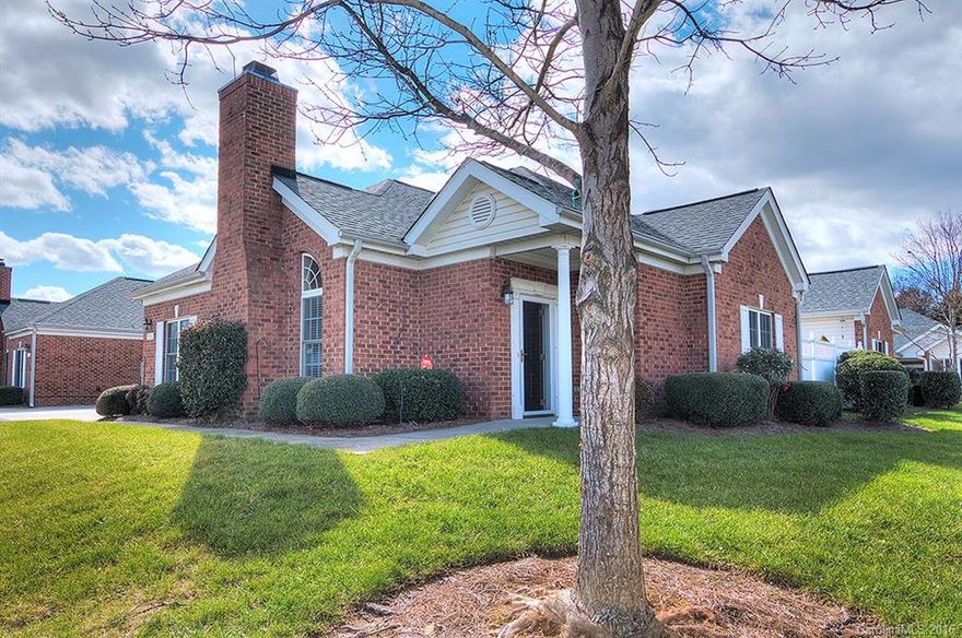 Perfect patio home with easy care wood laminate floors throughout. Meticulously maintained & bright & open floor plan, this home is sure to please! Vaulted ceiling, large windows, & gas fireplace in great room.  Master has tray ceiling, walk-in closet, dual vanities, & large walk-in shower. Formal & informal dining areas.  Enclosed patio off of breakfast room brings in additional light & enclosed patio offers privacy. Oversize 2 car garage. Community has many amenities. Great location!