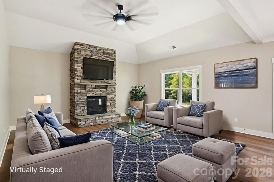 New Construction, New Neighborhood!  Heartland Acres is a 28 home community. The woodland is a 4 bedroom, 4 bath home at 3077 sq ft.  Located in the back of the neighborhood with tranquil views from the family room and covered patio.  Call for your exclusive tour today.  Estimated completion is early 2025.