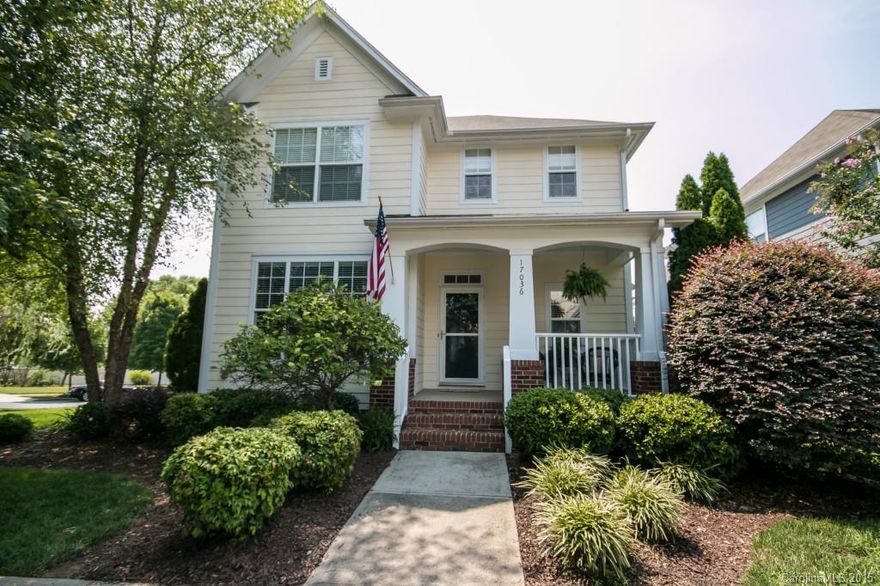 Fabulous Birkdale Village location on a lg. corner lot only a short walk from the stores and restaurants frequented by NASCAR Drivers and occasional Movie Stars!  This lovely Saussy Burbank home features upgrades such as granite countertops, tile floor, pantry and island in the kitchen; lg. master suite w/ tray ceiling, 4th bed- room/bonus room, attached two-car garage, fenced yard with patio, and 50 yr. hardie-plank exterior.  Located 5 minutes from Exit 25 of I-77 & 30 min from SouthPark. Wow!