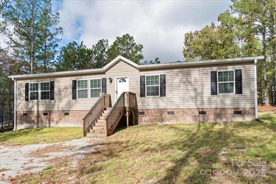Welcome Home to 5754 Hwy 265 in Ruby, SC!
Enjoy peaceful country living in this spacious 2024, 4-bedroom, 2-bath Clayton Home situated on 3.59 beautiful acres. 1,474 square feet of comfortable living space, this property offers plenty of room both inside and out. The home features an inviting open floor plan with a large living area perfect for family gatherings. The kitchen comes fully equipped with a stove, refrigerator, dishwasher, and microwave, making it move-in ready. The primary suite includes a private bathroom and generous closet space, while the additional bedrooms are well-sized and versatile.
Step outside to enjoy the open yard—ideal for gardening, outdoor activities, or simply relaxing and taking in the country scenery. Located just a short drive from Chesterfield and Pageland, this property combines privacy with convenience.
Key Features:
4 Bedrooms | 2 Bathrooms | 1,474 Sq Ft
3.59 Acres of Land
Kitchen Appliances Included
Peaceful Rural Setting
Don’t miss this opportunity to own a spacious home on acreage in the heart of Ruby, SC!