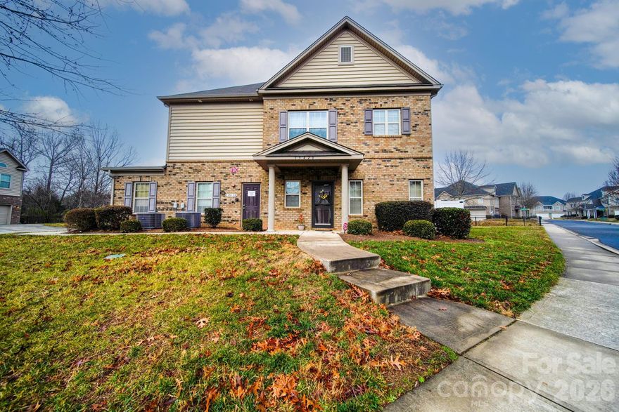 Location! Location! Location! Welcome to this condominium home with a private entrance. It features 2 Bedrooms, 2.5 Bathrooms and a finished 2 Car Garage with windows.  It is tucked away in the heart of Ballantyne with unmatched convenience.  While at home, you will enjoy an open floor plan, stylish cabinetry, a huge walk-in pantry, granite countertops, and a kitchen Island.   Once you step outside of your sliding doors onto your patio, you will experience privacy with your patio area being fenced.  Bonus - No commute concerns as you are within minutes of The Bowl at Ballantyne, Restaurants, Shops, Movies, I-485 connecting you to I-77, I-85, and The Charlotte Douglas International Airport. No appliance worries as the refrigerator, washing machine, and dryer are included. Back on the market through no fault of the seller or the home. Outdoor pool, water, trash and lawn care included. The previous buyer experienced an unexpected financing issue, giving a new buyer the opportunity to step in. Call listing agent with any questions.