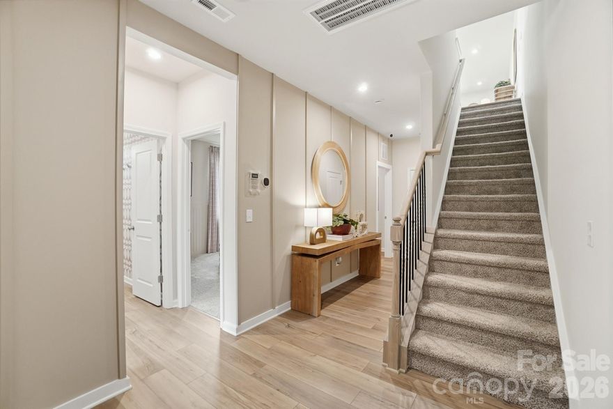 (D) Introducing the Grifton, a one-of-a-kind townhome with a layout that stands out! The spacious second floor features an open living area that feels anything but typical, along with a private primary suite for everyday convenience. On the first floor, two secondary bedrooms offer incredible flexibility—perfect for a home office, guest suite, or space for older kids who want a little more privacy. Smart, versatile, and full of space, the Grifton is designed to fit your lifestyle!

Bratton Pointe is just minutes from I-77, the Galleria Shopping Center, and Waterford Golf Course.  This neighborhood makes everything easily accessible. Residents enjoy a large pavilion, multiple pocket parks, a dog park, and a community garden—perfect for relaxing, playing, and connecting with neighbors. Bratton Pointe isn’t just a place to live, it’s a neighborhood to enjoy!

Take advantage of limited-time builder financing incentives—Don’t Wait!