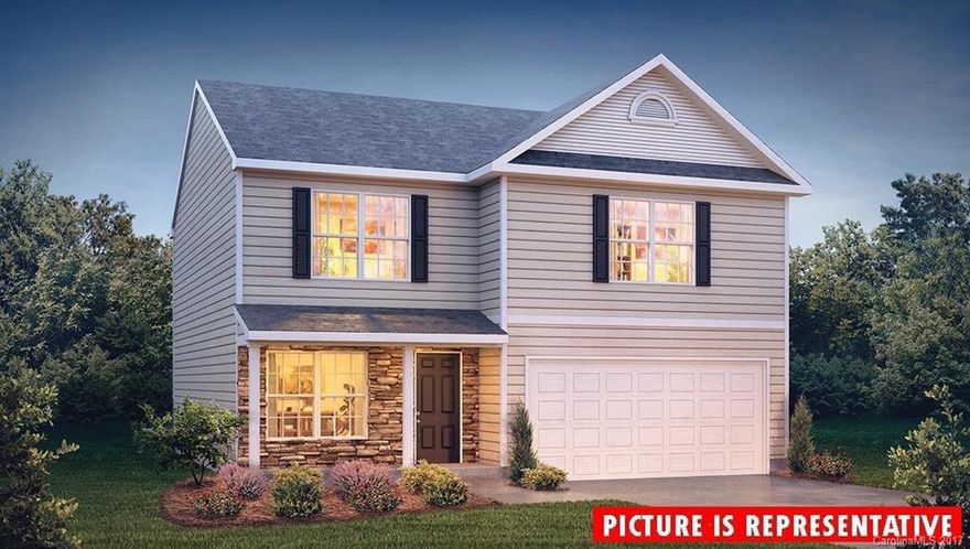 Outstanding 4 bedroom home, 2.5 bath.  Spacious master bedroom,  kitchen with lots of cabinet space.  Builder is offering buyer promotion of up to 3% Closing Cost/Prepaids Paid with use of preferred lender. This home is an incredible value with all the benefits of new construction and a 10 yr. Home Warranty! Ask about our Main Street Star Discount!
