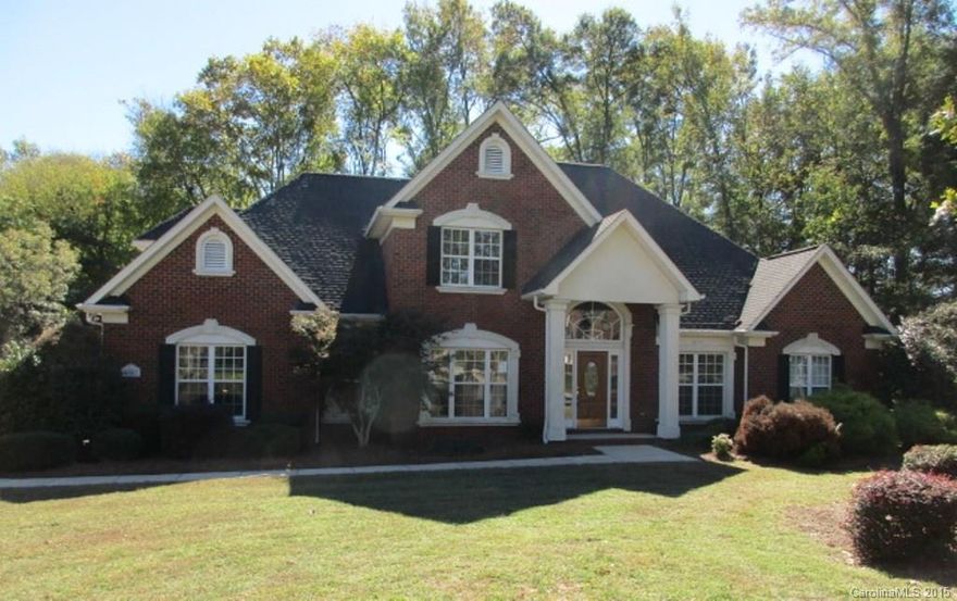 4 bedroom, 2.5 bath 2 story full brick beautiful 2 story home with the master downstairs. The home has granite counter tops, hardwood floors, tile, open floor plan, fireplace, nice yard with mature trees and screen porch and nice patio outside with a fire place. Close location to shopping and interstate. Rehab complete with fresh paint, new carpets and seller installed w high end appliances.