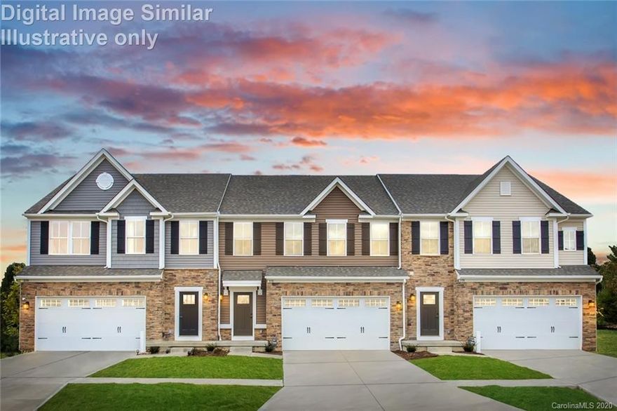 Build your dream low maintenance townhome within walking distance of Lake Norman and Shops at Langtree. Enter through the 2-car garage and into the open kitchen. The great room and kitchen are designed with an open concept. Upstairs are 3 spacious bedrooms, a hall bath, a loft, and a laundry center. The Owner's suite includes two walk-in closet and an ensuite bath. At Waterfront at Langtree you'll be within walking distance of a variety of restaurants and shops. Plus Downtown Davidson and Mooresville are both within 5 miles of the community. You'll have everything you need nearby!  To be built home.