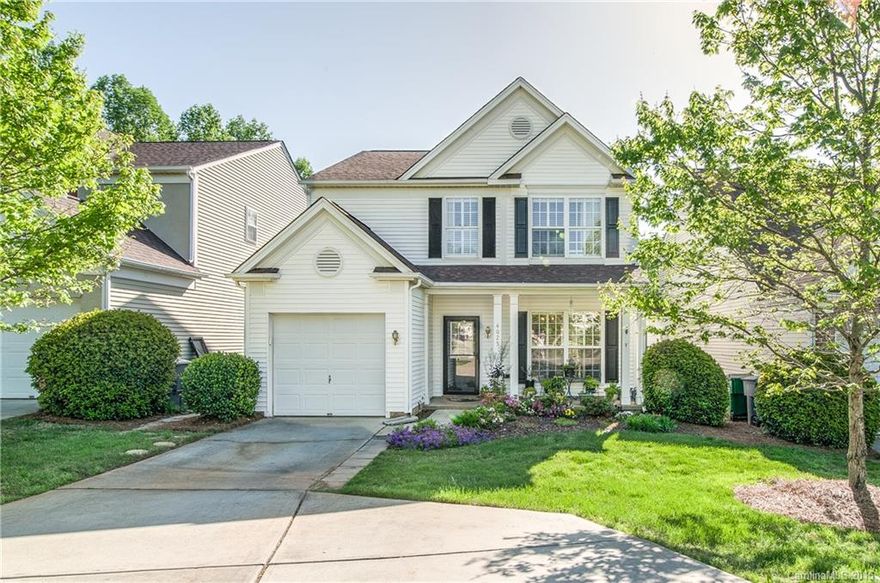 Open & updated. Larger than most homes in the area. NEW heat/air, water heater & roof('14)! Neutral, move-in ready w/ beautiful new lighting and hardware. Kitchen has granite, white tile backsplash, floor and cabinets.  Stainless refrigerator (neg.) and dishwasher.  Wood floors down. Gorgeous master BR w/ large closet/bath. Close-in popular neighborhood situated away from busy streets.  Sought after schools.  Low HOA dues cover yard maintenance & power washing of low maintenance vinyl siding.