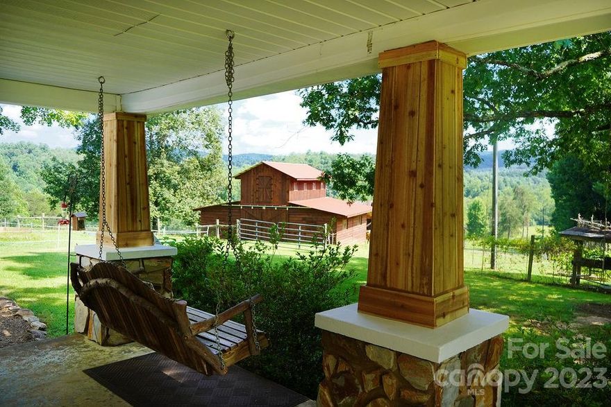 This property is tucked away on 57 beautiful unrestricted acres, with gorgeous mountain views.The main home consists of 4 bedrooms and 2 full bathrooms, 2 living spaces, an updated kitchen and dining area. The ceilings upstairs are just under 7 feet, therefore are not considered HLA. Located near the front the property are 2 cabins, that could allow additional income with a little more work or a great place for your own little getaway and hangout. They both were constructed with wood from the property and have heat and power. The workshop, located near the home offers an area for all of your tools and outdoor machines. Do you have horses or always wanted a small farm? If so, this property has you covered with a small horse arena, a barn with 4 stalls, a barn used for storage, and several pastures for the animals to roam. This property is truly an outdoorsman's dream with 2 creeks, 1 being Kings Creek, over 2 miles of riding trails, a small orchard, 2 gardens and lots of wildlife.