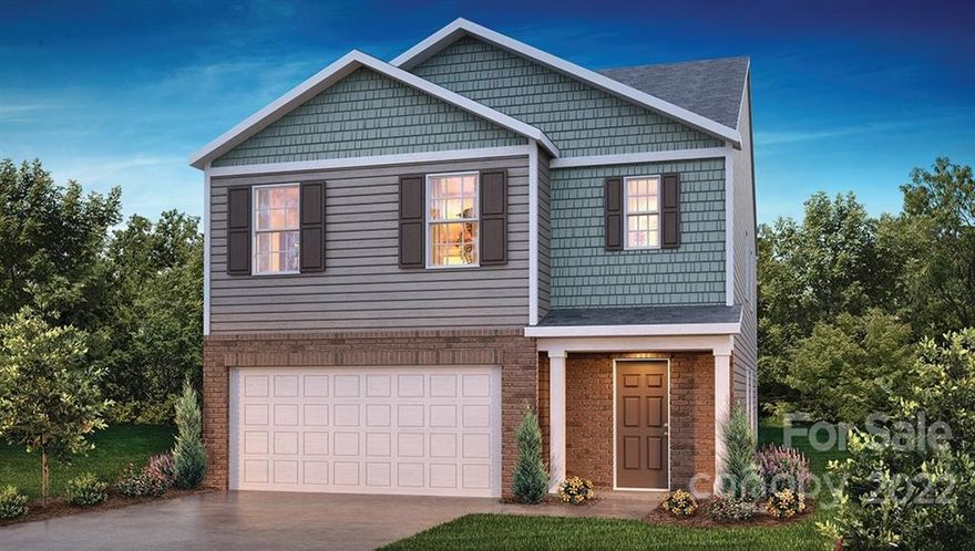 Beautiful 5 bedroom w/ a loft and 1st floor guest bedroom home that is situated on nearly a quarter of an acre!!! This open floor plan home is an incredible value with all the benefits of new construction and a 10 year warranty. Our Home is Connected Package includes programable thermostat, Z-wave door locks and wireless switch, touchscreen control device, automation platform, video doorbell, and Amazon devices; All the finishes one would expect in a new home such as Modern LED Flush Mount Maxim Lighting® Throughout Home, Garage Door Opener with Two Remotes, In the Kitchen: 30” Birch Cabinets with Crown Molding and Satin Nickel Hardware, Granite 3 Cm. Countertops with 4 inch backsplash, Stainless Steel Undermount Sink with Moen® Chrome Faucet and Sprayer, Whirlpool® Stainless Steel Appliances Remarkable opportunity to own in the 1st phase of a premier Dallas, NC community. Homesite #022