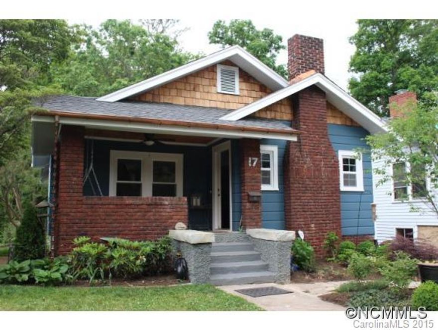 Completely renovated 1920s bungalow in desirable N/Cntl nbhd. 3 BR/2 BA home (3rd bedroom doesn't have closet). Walk to grnwy, parks, convenient to everything. Refin. hdwds & tile flrs. Copper accents, pbl dash fndtn. Recent updates: paint, windows, roof, natl gas furnace, fixtures, appliances. Backyard oasis complete w/ deck overlooking flowing creek, your own private beach, fire pit, garden bed & 2 crepe myrtles. Owner is NC Broker/Realtor.