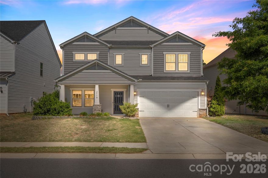 Why settle for basic when you can own the Model Home? 2017 Saxon Place Drive is a masterclass in luxury and space. Featuring 5 massive bedrooms and 3 full baths, this home offers room for everyone! The main level is a showstopper with a cozy gas fireplace, gourmet kitchen with soft-close cabinets, and elegant under-cabinet lighting. Upstairs, the versatile loft is perfect for a movie room or home office.

Luxury details include:

Storage Galore: Walk-in closets in bedrooms and easy attic pull-down access.

Premium Finishes: A mix of plush carpet and timeless tile flooring.

The Ultimate Garage: 2-car garage with pristine epoxy floors.

Located seconds from Carowinds, I-77, and I-485, you’re minutes from Downtown Pineville and top-tier shopping. This is the one you’ve been waiting for—schedule your tour before it’s GONE!