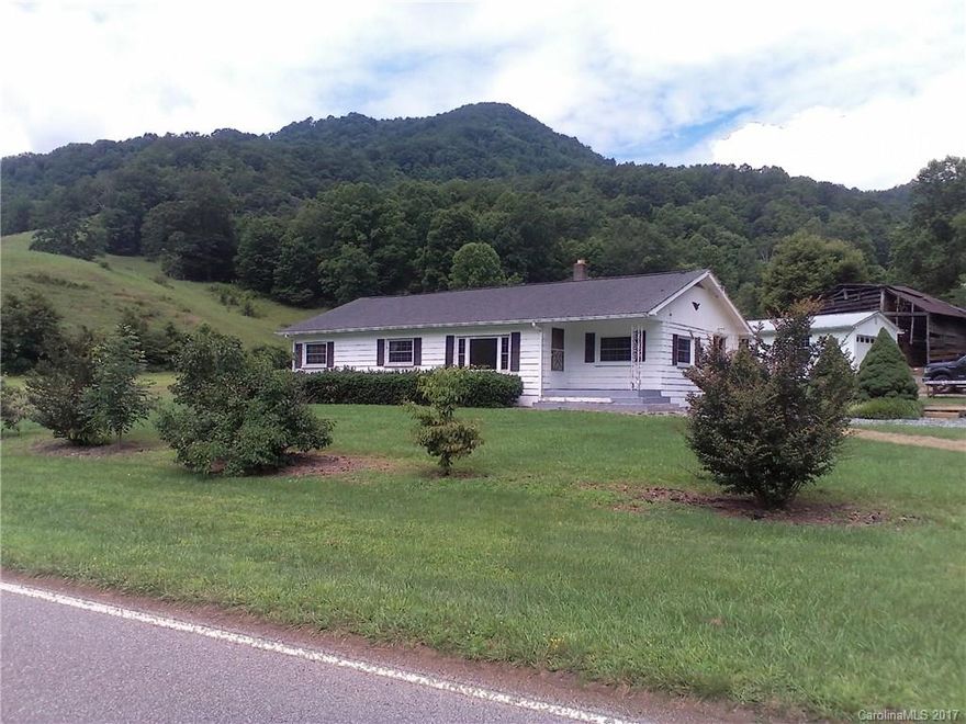 Quaint Farmhouse located in beautiful setting in Leicester.  Home features 2 bdrs, 1.5 baths with hardwood floors in the living room, hallway and bedrooms.   Located on 13.5 acres of mostly level property, ideal for pasture for horses or farming.  Ideal for agriculture, and large area of pasture behind home.  Large oversized detached garage and older barn plus two large pole sheds and equipment shed with chicken coup.  Also listed with 6 acres MLS 3302971 for $199,900.  Make this farm your home.