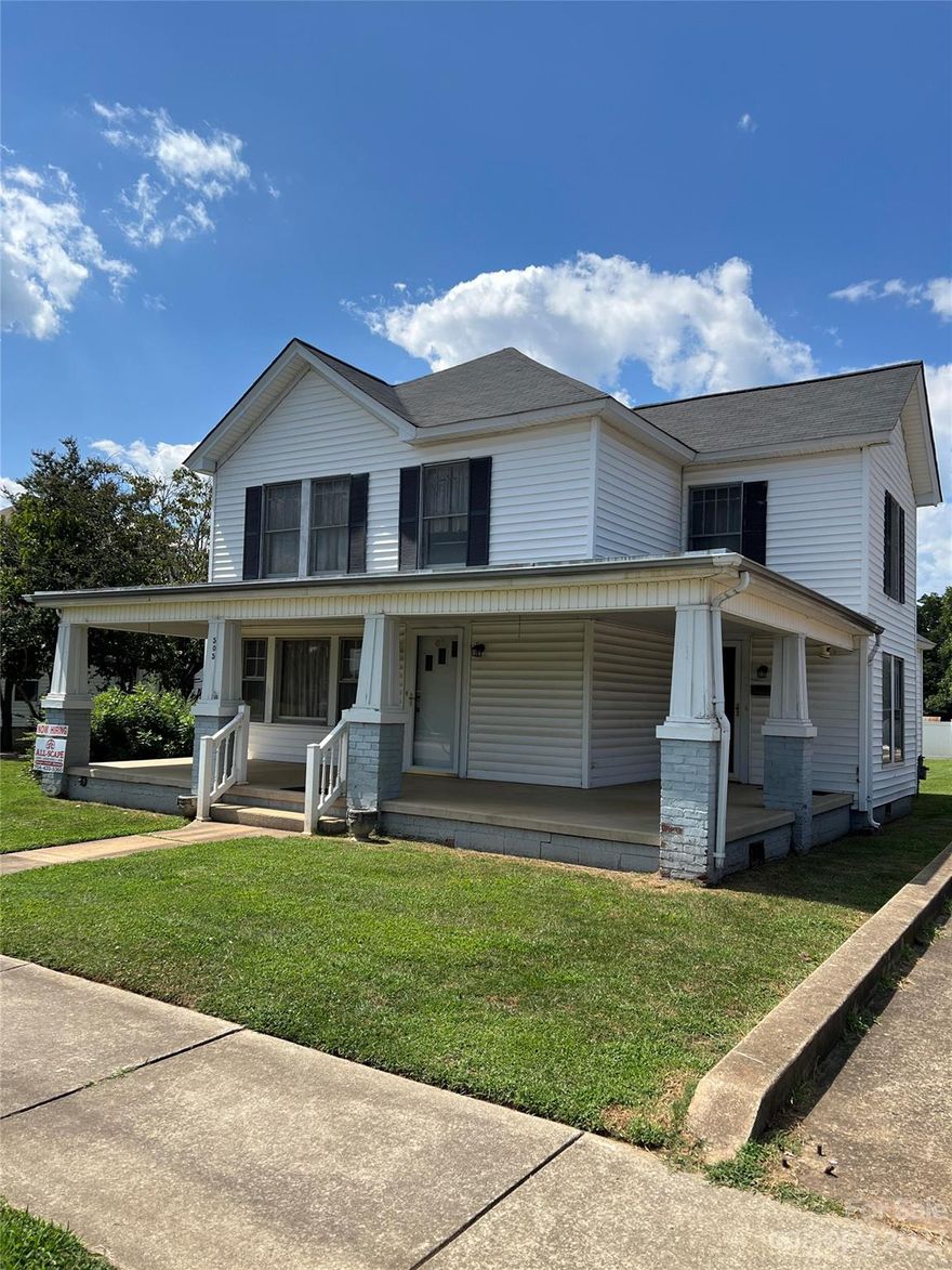 Entrepreneurs, Business Owner's and Artisians, this very well may be the perfect opportunity for you! Charming two story four bedroom one bath home zoned both commercial and residential located in the heart of downtown China Grove. Only a 40 minute drive to Charlotte.  A welcoming large rocking chair front porch and plenty of curb appeal leads to endless possibilities. Detached single car garage with attached workshop built in 1950. Primary Bedroom on main level. All four bedrooms are large rooms. Home is in livable condition as you update and renovate to your liking.