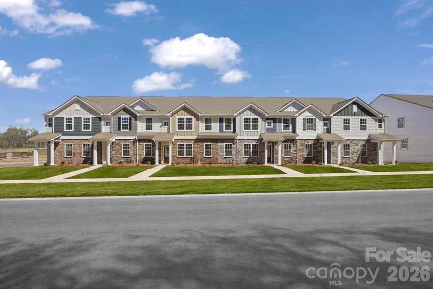 The first floor of this two-story home is host to a spacious open floorplan that connects an inviting Great Room, breakfast nook and chef-inspired kitchen. There are three bedrooms located upstairs, including the luxurious primary suite, which features a spacious bedroom, en-suite bathroom and generous walk-in closet. Plus, our signature Everything's Included program means you will get quartz or granite kitchen countertops, subway tile backsplash, ceramic tile, and luxury vinyl plank flooring on the first floor,  at no extra cost! Cannon Village is a master-planned community offering new single-family homes and townhomes to a great location in York, SC. Future amenities will include a swimming pool, cabana, and park.