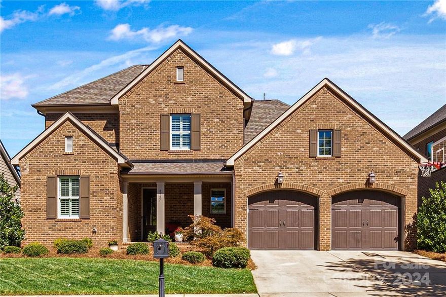 Robbins Park Perfection! 4br, 3.5ba with primary suite on main.  Relax on the oversized front porch and observe the wildlife on the pond across the street.  Private study, designer gourmet kitchen with large island.  Handy home management area off of the kitchen makes a great 2nd office or wine room. Huge primary suite-  dreamy bath and fantastic closet. Large laundry room. Upstairs find 3 bedrooms, 2 baths, bonus.  Relax on the rear patio and enjoy the private backyard.  Community pool. Neighborhood nestled in a 100+ acre park with nature trails that lead to county greenway, tennis/pickleball, playground and soccer. Live the sought after Cornelius/Lake Norman lifestyle in this well appointed home!