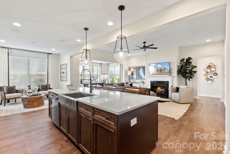 What's Special: 1st Floor Primary Suite | Sunroom Included  | Game Room | East Facing Patio. New Construction - August Completion! Built by America's Most Trusted Home Builder. Welcome to the Wembley at 286 Stibbs Cross Road in Stafford at Langtree! This stunning new home offers a thoughtful layout with the primary suite on the main level. The first floor opens with an inviting great room featuring a cozy fireplace that flows into the gourmet kitchen with a large walk-in pantry, a spacious food-prep island, and a casual dining area. Just off the great room is a bright sunroom with sliding doors leading out to the outdoor living space. The main-level primary suite includes a spa-inspired en-suite bath with a slide-in tub and an expansive walk-in closet. At the same time, a dedicated study sits off the foyer, and the laundry room is conveniently located near the garage entry. Upstairs, three secondary bedrooms, two full bathrooms, a large game room, and an unfinished storage closet offer plenty of extra space to enjoy. Discover Stafford at Langtree in Mooresville, NC, where every day feels like a getaway. Enjoy the pool and cabanas, plus access to I-77, Lake Norman, Downtown Mooresville, and Davidson. Swim, boat, fish, jet ski, or kayak on Lake Norman or hike the trails in Lake Norman State Park. Mooresville is one of the fastest-growing suburbs in the U.S., and your community is buzzing with excitement and opportunity! Additional Highlights Include: Gourmet kitchen, study in place of flex, sunroom, fireplace at great room, and extended laminate flooring to great room, hall, and sunroom. Photos are for representative purposes only. MLS#4356002