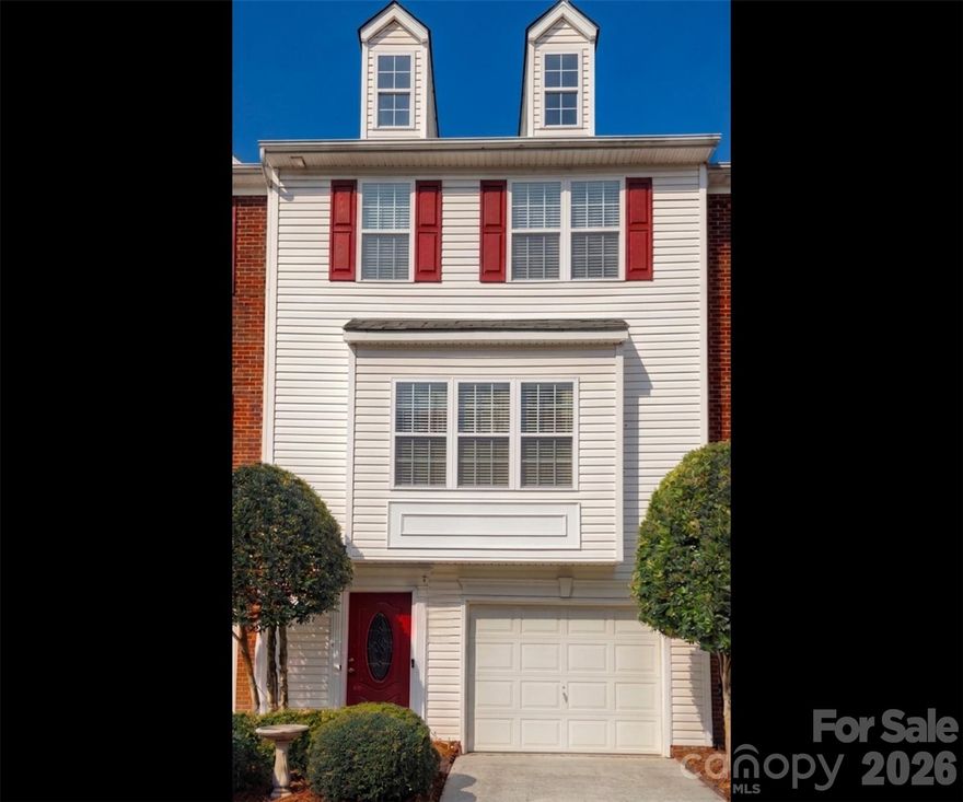 New comparable price adjustment. Luxury Riverfront Living! Move in ready! Experience comfort and recreation in this stunning 3 story townhome; originally designed model home. Located in a premier riverfront community, your weekends just made an upgrade with a private marina, boat rentals, and paddleboard launches at your doorstep. Spend your afternoons by the Olympic-sized pool or on the pickleball courts, then stroll over to J.R. Cash’s Grill for dinner w/out ever leaving home.?This townhome is designed for modern living. The sun-drenched main level features a seamless open flow from the kitchen to a cozy fireside living room. The entry level offers a deep garage & a versatile flex space—perfect for a home gym or private guest suite. The master bath with large shower and garden tub has been fully size upgraded using beautiful travertine stone complimenting 3 spacious bedrooms; one room including a custom closet. The US National Whitewater Center is a quick drive or scenic paddle across the river from the marina. Enjoy easy access to downtown Charlotte and Belmont for work, dining and entertainment.