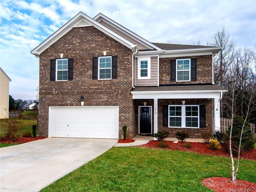 Incredible opportunity within desirable Mill Creek Falls. Spacious floorplan offering hardwoods throughout the main floor & fresh paint. Open kitchen w granite, stainless appliances, fridge & walkin pantry. Guest suite on main with full bathroom. Owner's suite w tray ceiling, fan, dual vanity, garden tub, separate shower & walkin closet. Oversized secondary bedrooms w ceiling fans & huge loft space. Wooded fenced rear yard with oversized patio & playset. Community pool, tennis, playground, etc.