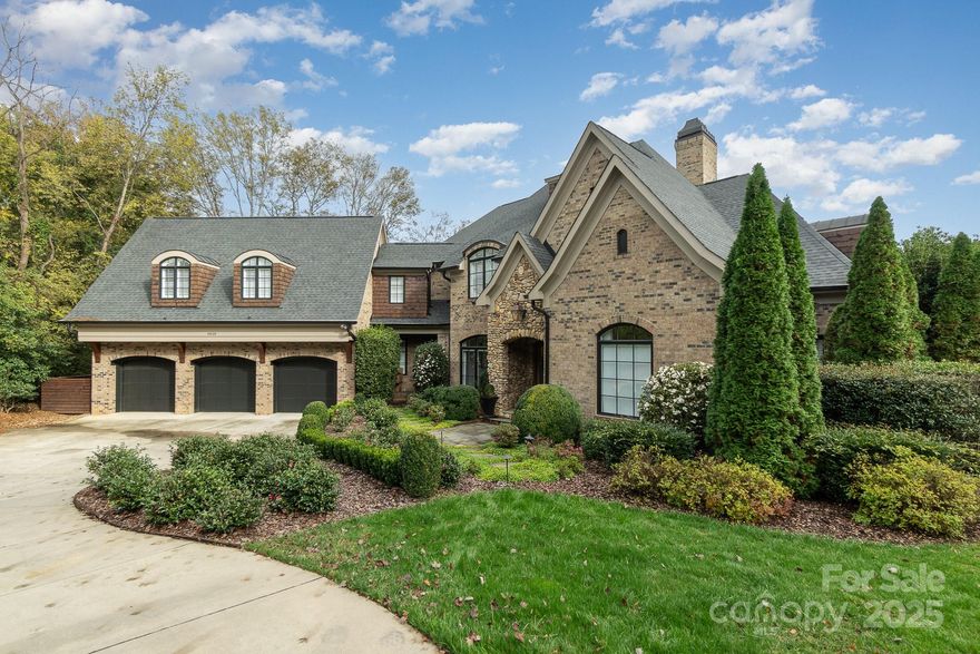 Welcome home to a beautifully updated estate tucked next to Southpark. Ample space, beautiful renovations, an amazing back yard, great schools and more!  Enter your private drive well off the road into a circular drive that frames the house perfectly.  The oversized double doors open to an abundance of natural light. Over an acre- the yard boasts a custom pool, covered porch, deck space, sport court, and ample yard! The pool frames the view and the tastefully added lush landscaping adds privacy to match the charm. The kitchen is the heart of the main level & the oversized island is perfect for daily living. Primary suite on main is updated from top to bottom. Exquisite bthrm w/standing soaking tub, large steam shower, heated floors, custom closets- a true oasis. The bedroom is spacious with a view that adds to the volume of the room.  Upstairs 4 bedrooms with baths (don't miss the turret back bedroom) plus a theatre/bonus room.  Such a unique property nestled into the perfect location!