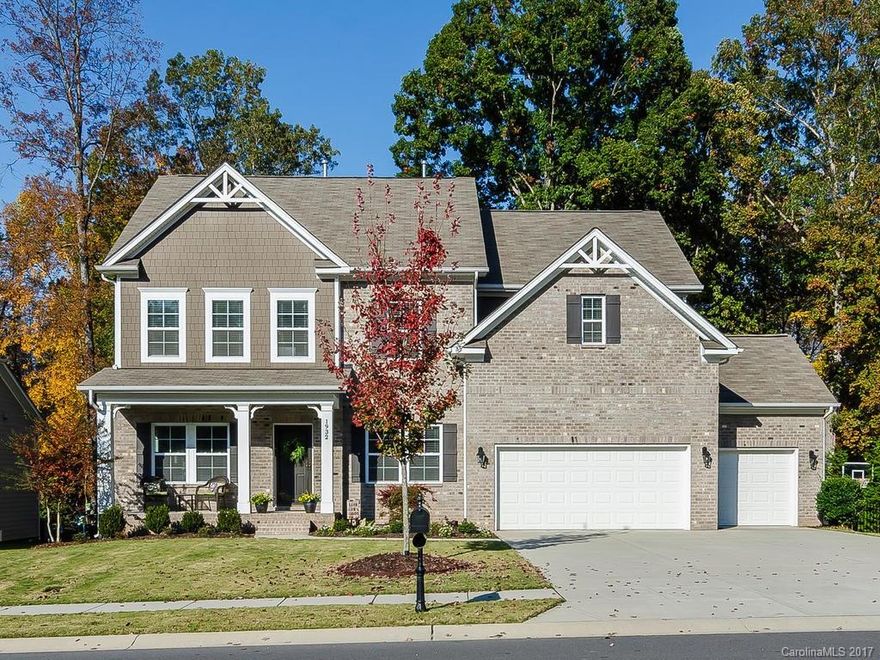 5 bedrooms, 3 full baths with a huge 3-car garage.  Better than new!!! This home truly shows like a model home at an amazing value!!  Gourmet kitchen w/ granite countertops, tile backsplash and SS appliances, distressed wide plank wood floors, luxury owner's spa bath, volume ceilings in the family room.  There a truly too many features to name.  A generous sized deck and covered porch create an outdoor oasis featuring a fire pit nestled along the tree line of this remarkable home site.