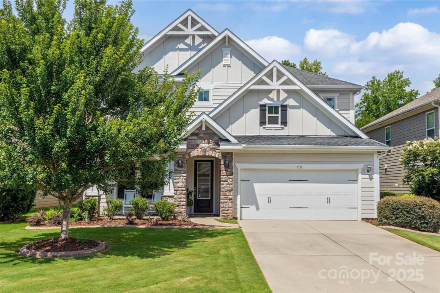 Welcome to this stunning, well maintained move-in ready home in desirable Preserve at Riverchase. Step onto the charming front porch & into a 2-story foyer. Beautiful freshly painted private office at the front of the home. Newly painted Gourmet Kitchen boasts white cabinetry, large granite island, 5-burner gas cooktop, over/under cabinet lighting w/dimmers & Alexa smart light colors. 2-story Great Room filled w/natural light & gas log fireplace. Freshly painted Primary suite w/tray ceiling, spa like bath & custom walk-in closet. Adorable built-in doggy home tucket under the staircase. Wainscoted staircase leads to a spacious loft & 3 additional bedrooms w/walk-in closet. Double doors open into your very own movie theater complete w/108" screen, projector & theater seats from the Epicenter in Uptown. Enjoy the outdoor covered back porch, stone patio, built-in firepit & fenced back yard. Relax by the clubhouse, outdoor pool, playground & walking trails to the river w/disc golf course.