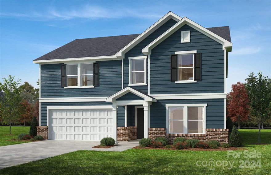 READY NOW! RATE BUY DOWN AVAILABLE! Beautiful Community Amenities under construction and will include a pool, cabana and playground.   Bella Vista is a gorgeous community, located in the growing area of Denver, NC, with close proximity to all major freeways including I-77 and I-485, is set with rolling hills and a unique and pristine landscape.  This beautiful 2 story home with 4 bedrooms is built to be energy star certified.  It includes rear covered porch, 2.5 baths and large open plan with family room, kitchen, dining room and den/office on the main floor is perfect. Upstairs you will find a spacious owners suite with a large separate walk-in closet and private primary bath with walk-in tile shower as well as two bedrooms, full guest bathroom, large loft for entertaining guests and family and the laundry room.  Prepare to enjoy your wonderful rocking chair porch after a long day, and your covered porch for grilling.  Don't wait any longer to call Bella Vista home.