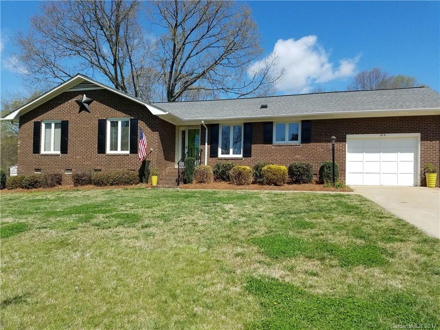 Location, location, location + Charming "Full Brick" ranch in desirable Mooresville Graded School District. Large corner lot in established Ferncliff Estates w/ no HOA. Home has too many improvements to mention them all including kitchen remodel with custom cabinets, granite counters, ss appliances, hardwood floors, custom lighting throughout, fresh paint, new fixtures. Many updates! Home affords tons of storage and custom built-ins, large bedrooms. Well appointed home...this is a must see!!!