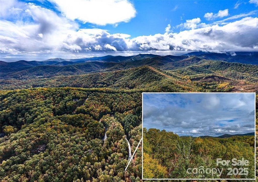 Build your mountain getaway on this amazing cul de sac lot. Long range views possible with clearing, or enjoy your privacy by retaining the natural winter views. This lot offers gentle access from the road. Located in the gated community of Homestead at Mills River, enjoy easy to drive paved streets with street lamps. Buried utilities in the community include power, gas, and internet/phone.