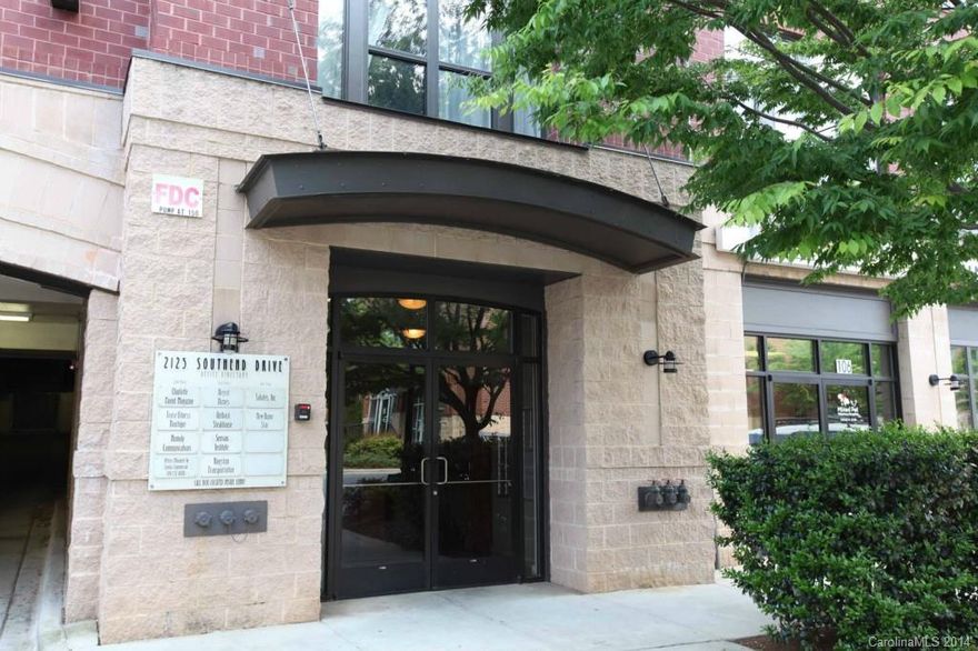 Live on the edge of Dilworth in Charlotte's historic Southend. Experience the lifestyle of walking to restaurants, the Light Rail, or just under tree lined streets! The loft style condo is on the 3rd floor of sought after Village of South End. Large MBR in the loft tradition with full bath which opens to the second bedroom which may also serve as a den, 2nd living area, 2nd bedroom, office or more. Great colors in this home! You'll enjoy the loads of natural light in the home. Come see!