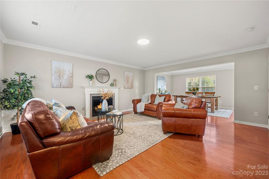 This 3 bedroom, 2.5 bathroom home with loft is move-in ready in the desirable neighborhood of Mill Creek Falls.  Located in Lake Wylie, SC this neighborhood offers so many amenities including a tennis court, a fishing pond, a playground, two swimming pools, a beautiful clubhouse and walking trails-wow!  This home's interior offers a split floor plan with all bedrooms upstairs and a loft to add a second living space for more enjoyment.  Downstairs is your living room, dining room and kitchen which are all open to each other and offer a wonderful connected space which is great for entertaining and daily living.  With fresh paint throughout and carpet upstairs, you won't have to lift a finger to move in!  This home is located in one of the highest rated school districts in the county and you are charged only county taxes while providing you a great location, only one mile from the North Carolina stateline.  This home has so much to offer and it just may be the next place you call home.