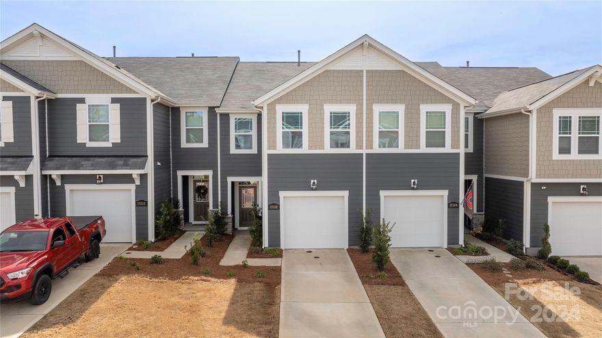 Welcome to this stunning two-story townhome nestled in the desirable community of Magnolia Walk. Boasting a prime location, this home offers easy access to an array of amenities, including shopping, restaurants, breweries, and the vibrant city of Charlotte. With close proximity to I77, commuting becomes a breeze. Upon entering, you will be greeted by an inviting and open floor plan. The well-appointed kitchen is a chef's dream, complete with modern appliances, ample counter space, and a convenient breakfast bar. Open loft area, large primary suite featuring dual vanity bathroom with glass enclosed shower upstairs. Outdoor patio with nice flat backyard . Community has walking path leads you to the nearby Huntersville Family Fitness and Aquatics (HFFA) center, where you can enjoy a variety of recreational activities. Whether you choose to take a leisurely stroll or engage in a vigorous workout, this townhome offers the perfect blend of convenience and tranquility. pics will be up 12/29