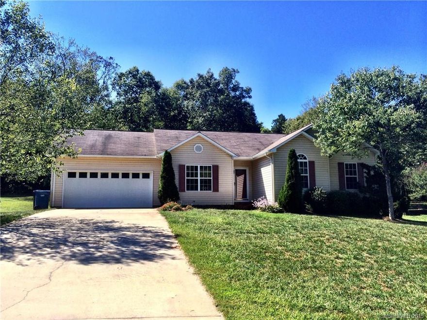 Location location location.....3BR/2BA ranch home on a cul-de-sac.....with large level backyard that could easily be fenced in. Built in hot tub on the back deck. Spacious bedrooms. Plenty of closet space. Two car garage. Carpets were just steam cleaned. Interior just painted.  Move in ready. New HVAC.