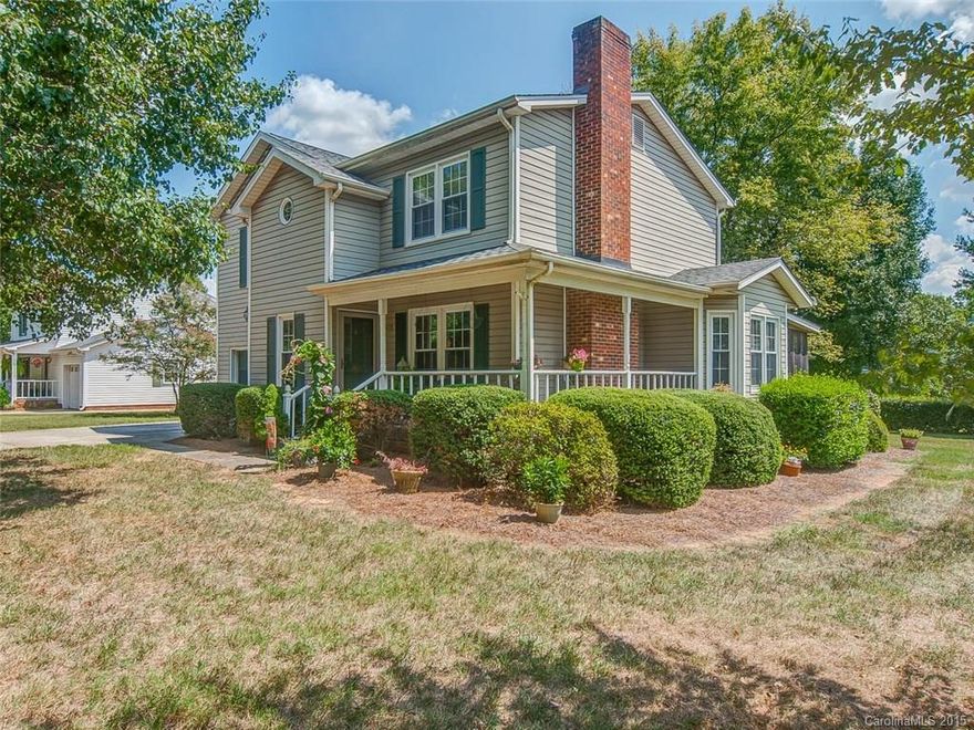 This extremely well built home in Gastonia has many amenities! Charming interior includes HW floors on main level, cozy living room with a gas log fireplace, large dining room and a cute kitchen. All BRs and laundry are upstairs. There is a wonderful front porch and a large, shaded screened porch overlooking the back yard. This home is priced to sell! Sellers are motivated as they currently have a contingent offer on another home!!!