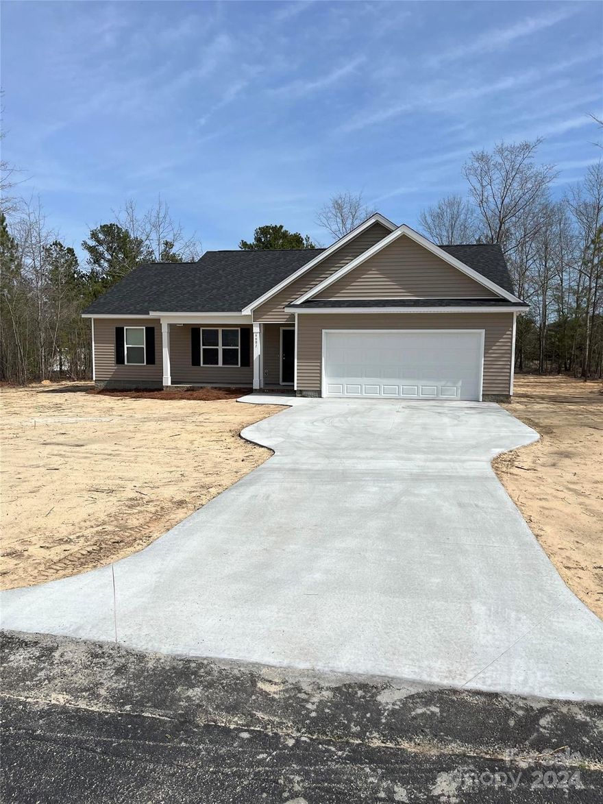 Great new home on over a half of an acre don't miss this one.