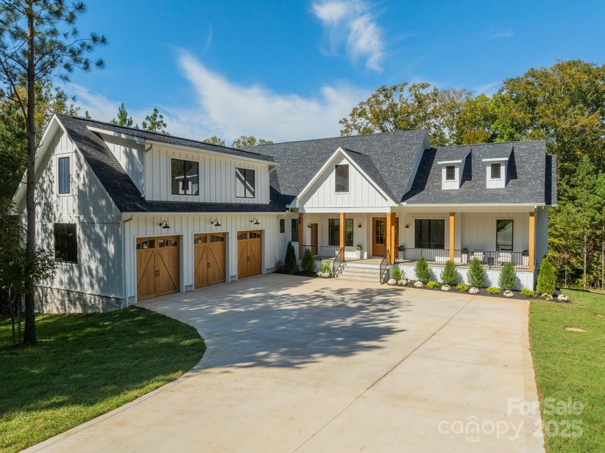 Builder incentives!!! - Take advantage of allowances toward custom closets and a finished basement, with the builder willing to collaborate with buyers to bring their vision to life.

Set on 4.1 acres of private, wooded land in the pristine Forest at Beth Haven community—where every homesite is 3+ acres—this custom-built home combines the peace of country living with unbeatable proximity: just 40 minutes to Charlotte and a short drive to Lake Norman. Surrounded by other custom homes, this is a community where you can start building equity early while enjoying space and serenity.

Inside, the open floor plan is designed for both everyday living and effortless entertaining. A gourmet kitchen anchors the home, flowing into a vaulted great room where an 8-foot four-panel sliding glass door opens to a spacious covered deck with a wood-burning fireplace. It’s the perfect blend of indoor and outdoor living.

The main level offers 3 bedrooms, including a primary suite with a spa-inspired bathroom and two expansive closets. The backyard has room for a pool and private outdoor oasis, making this home as functional as it is beautiful.

The 2,700 sq. ft. unfinished walk-out basement is already framed and plumbed with indoor and outdoor fireplaces. Whether you envision a guest retreat, gym, wine cellar, entertainment level, or home theater—the possibilities are endless.

Here, you don’t have to choose—you truly can have it all: peaceful privacy, land to spread out, a pristine community of custom homes, and close proximity to the Lake Norman lifestyle.