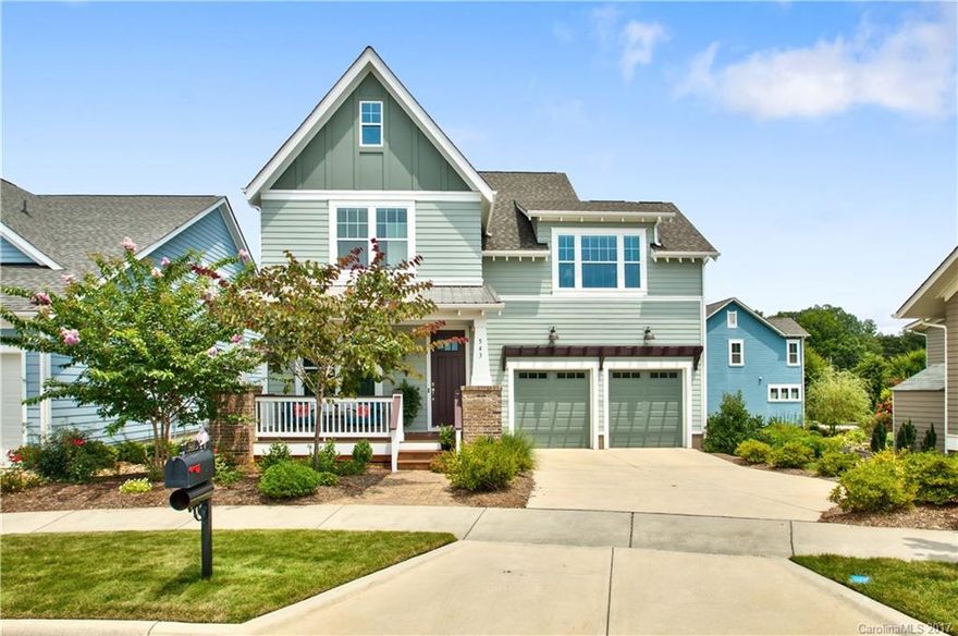 REDUCED! Fantastic Find in much-desired Riverwalk community! Located on the ONLY cul-de-sac in the neighborhood! Enjoy the beautiful sunsets every night from your rocking chair front porch! This home features a tandem garage which will accommodate 3 cars. Beautiful hardwoods, Professional Landscaping, and fenced-in back yard make this home a one of a kind. Whole Home Surge Protector & air ionizer. So many upgrades! Walking distance to both market areas!