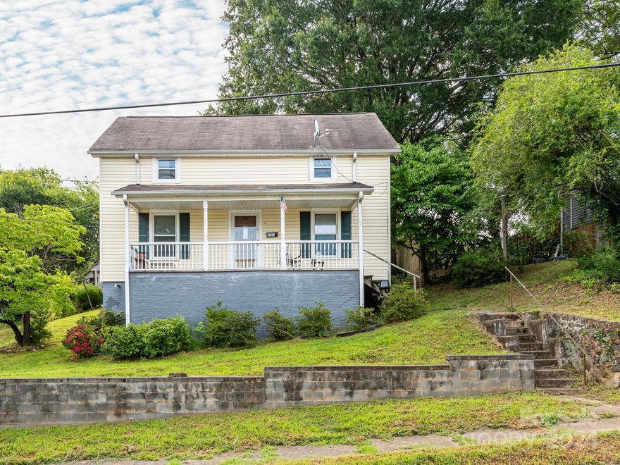 Spacious historical home in need of some updating / TLC in the heart of Downtown Concord. Home is located just steps form the local shops, restaurants & parks that Concord has to offer plus just 10 minutes to I-85 for quick access into Charlotte or towards Greensboro. Cozy covered front porch welcomes you inside. Formal living space off to the left with large private primary bedroom suite to the right. Bedroom has separate sitting area perfect for home office space. Kitchen has dining area off to the side plus a full bathroom on main level. Upstairs find 3 flex rooms / bedroom options that would work well as a game space or play area for families. Backyard has huge detached garage w/ workshop space and is on separate meter for its own electricity. Carport allows for more covered parking plus spacious yard perfect for hosting family and friends. Great chance to create & restore the charming historical property that it has the potential to be! Just add a little little TLC & updating!