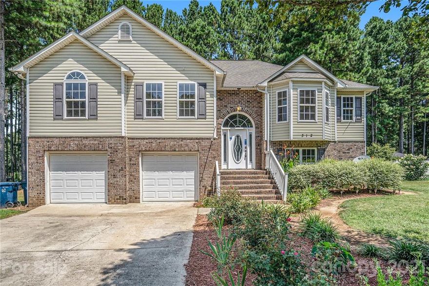 This Stanley two-story home offers a two-car garage.
