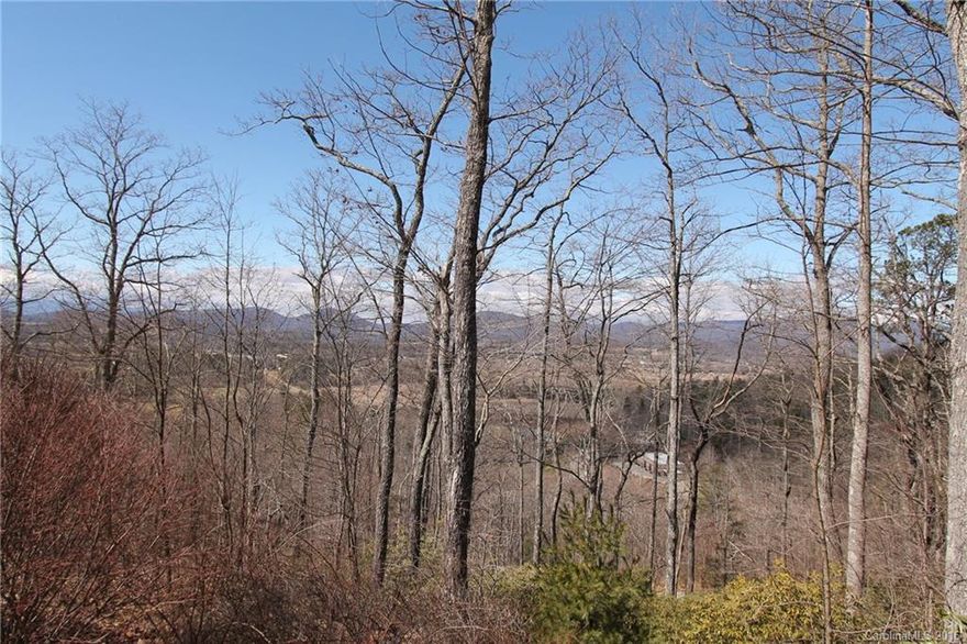 Potentially a big view lot with a mostly cleared home site.  Paved access, underground electricity, new construction in process in subdivision.  Bring your builder!