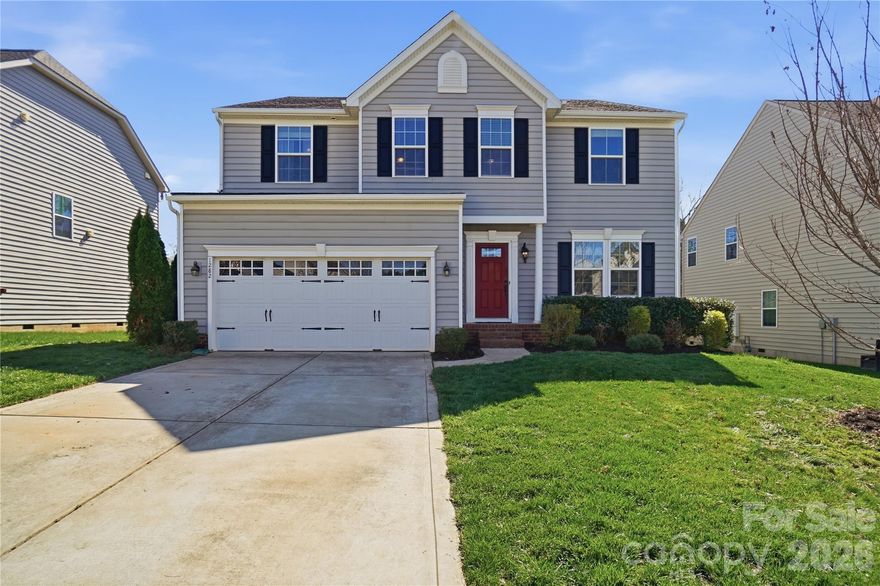 Rare opportunity in the desirable Rosemont community! This beautifully maintained 5-bedroom, 3.5-bath home offers over 3,300 square feet of thoughtfully designed living space and an incredible private backyard retreat.
The main level features an open and inviting floor plan with formal living, ornate wainscoting, and dining rooms, a spacious family room overlooking the backyard, and a gourmet kitchen with abundant granite counter space, a large island, gas range, and an oversized walk-in pantry. A flexible main-level bedroom or bonus room provides the perfect space for guests, a home office, or playroom. The kitchen has been updated with a newer Bosch dishwasher and garbage disposal.
Upstairs you’ll find a luxurious primary suite with tray ceilings, dual walk-in closets, and a spa-like bath. Three additional bedrooms, two full baths, and a large loft provide ample space for family living, entertaining, or additional workspace. Recent updates include new carpet in the front rooms and on the stairs, along with updated smoke detectors.
Step outside to your private outdoor oasis featuring a fully rebuilt and improved deck with built-in surround sound, expansive patio, pergola-style gazebo, and fire pit seating area. The deck has been extensively upgraded with new boards, replaced joists, joist tape, and updated hangers for long-term durability. The fenced backyard offers exceptional privacy, backing to mature trees with thoughtful fencing design that minimizes views of neighboring homes.
Garden enthusiasts will love the raised galvanized steel garden beds filled with premium organic soil (“Mel’s Mix”), along with a drip irrigation system delivering water to each bed with individual shut-off valves. Additional upgrades include a whole-home surge protector and a 280-volt outlet, providing convenience and protection for modern living.
Rosemont residents enjoy fantastic community amenities including a clubhouse, pool, playground, tennis courts, sidewalks, and recreation areas—all conveniently located near shopping, dining, and Charlotte.