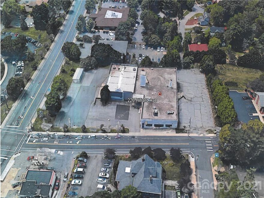 Former Hayes & Lunsford building on Hilliard and Asheland in Asheville CBD. 17,240/SF on 1.79 acres. Incredible opportunity for rehab or re-development.