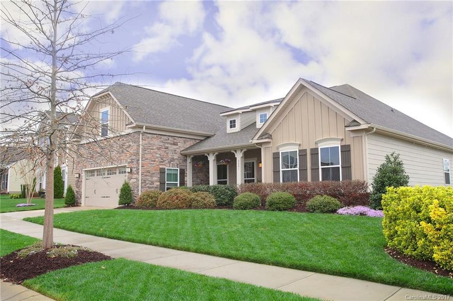 Three bedrooms on main including gorgeous master retreat. Bright and airy sunroom, gourmet kitchen, open floor plan fantastic for entertaining and a backyard oasis that will leave your family and friends swooning. Upper level includes oversized bonus/rec room, full bath and guest suite. Plush landscaping!  Cureton is also known for its amazing amenities, including pools, ponds and walking trails sprinkled throughout.  Conveniently located minutes from shopping, entertainment and dining!