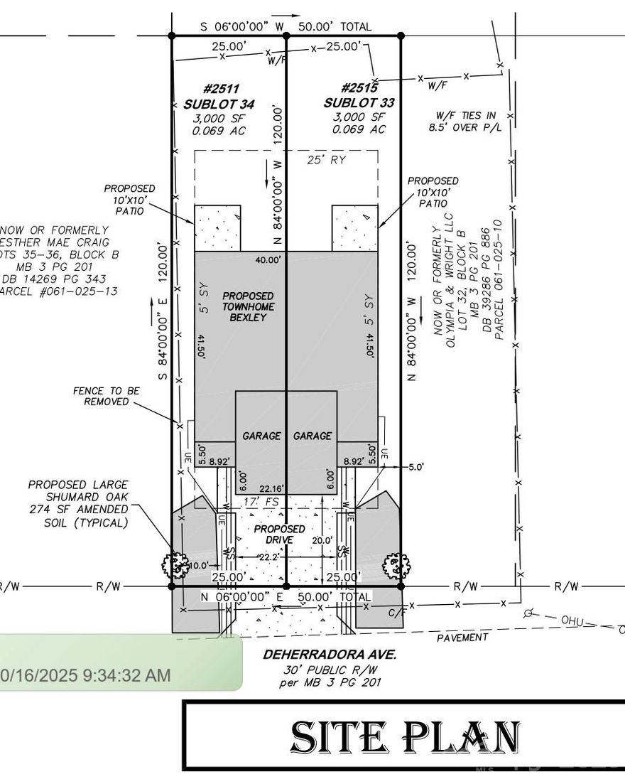 Fully approved, platted and pad-ready 2 unit development opportunity positioned between Uptown/South End and Charlotte Douglas International Airport. Site is prepped for monoslab foundations, allowing for an efficient and immediate path to vertical construction. Plans are in place for two units at 1,664 heated sq ft each, featuring 4 beds, 2.5 baths, and a 244 sq ft garage per unit. Ideal for builders, developers, or investors seeking a streamlined project with no entitlement or site work risk. Rare opportunity in a strong growth corridor with multiple exit strategies, including build-to-sell or build-to-rent. The adjoining lots are also available separately, offering the opportunity to scale to a 6-unit development.